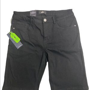 ZLZ Denim Men’s Black Shorts, Size 34‎ Slim Fit Inseam: 9”